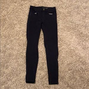 American Eagle Hi-Rise Jegging 00 Short, Navy Blue